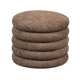 POUF TEDDY BROWN 40    - CHAIRS, STOOLS